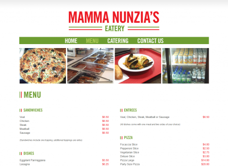 Mamma Nunzia's Eatery